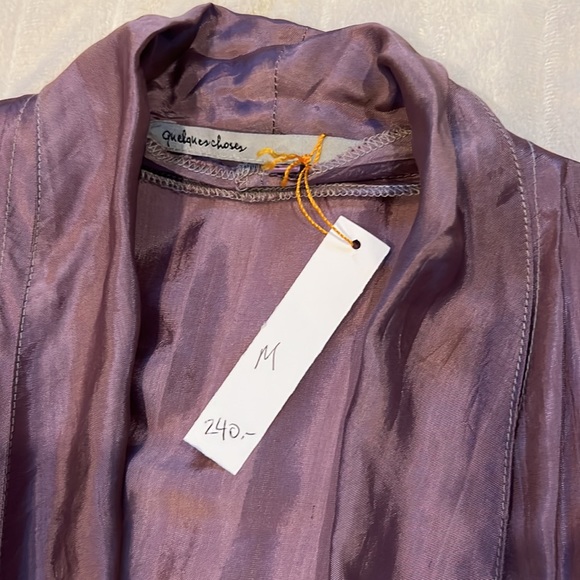 Lavender Silk Wrap Jacket/Dress Full Length - Picture 8 of 16